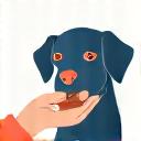 Icon of a hand giving a treat.